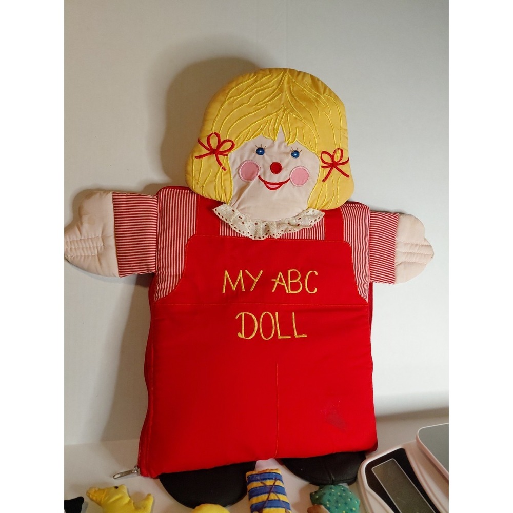 Vintage My ABC Doll" Quiet Book Pockets of Learning *missing Pieces* Collectible